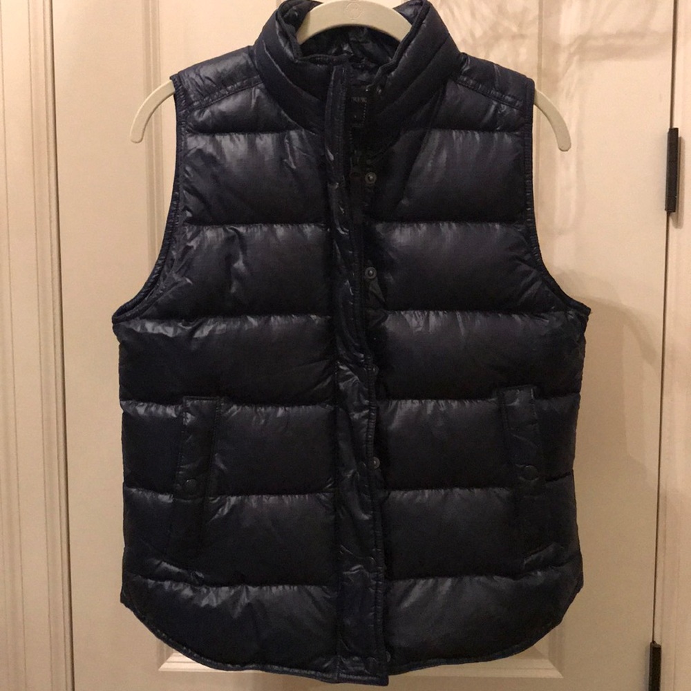 J.Crew puffer vest - navy